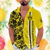 Personalized Baltimore Ravens NFL Tropical Gold Hawaiian Personalized Baltimore Ravens NFL Tropical Gold Hawaiian