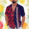 Custom Name Hawthorn Hawks AFL Mascot Floral Hawaiian & Shorts Custom Name Hawthorn Hawks AFL Mascot Floral Hawaiian & Shorts