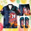 Las Vegas Raiders Custom Name Black & Grey NFL Hawaiian Las Vegas Raiders Custom Name Black & Grey NFL Hawaiian