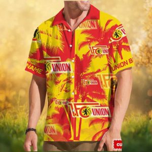 Personalized 1. FC Union Berlin Sunset Palm Tree Hawaiian