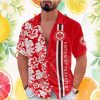 Custom Name Tennessee Titans NFL Red & Navy Tropical Beach Hawaiian Custom Name Tennessee Titans NFL Red & Navy Tropical Beach Hawaiian
