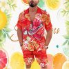 RC Lens Ligue 1 Custom Name Red & Yellow Palm Tree Tropical Hawaiian RC Lens Ligue 1 Custom Name Red & Yellow Palm Tree Tropical Hawaiian