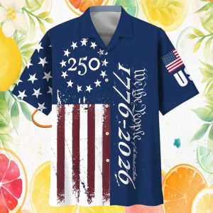 We The People 1776 2026 USA 250th Anniversary Patriotic Hawaiian Shirt