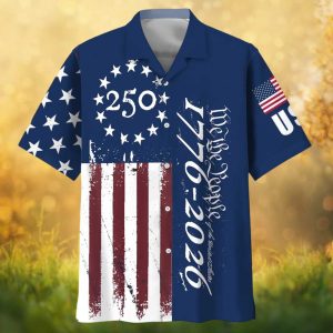 We The People 1776 2026 USA 250th Anniversary Patriotic Hawaiian Shirt