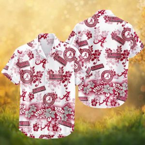 Alabama Crimson Tide NCAA Tropical Floral Hawaiian Shirt