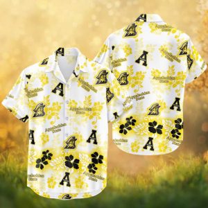Appalachian State Mountaineers NCAA Mascot Floral Hawaiian Shirt