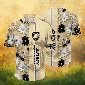 Army West Point Black Knights Floral NCAA Military Academy Aloha Hawaiian Shirt