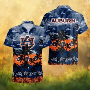 Auburn Tigers NCAA Tropical Palm Tree Hawaiian Shirt
