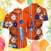 Miami Hurricanes NCAA Green & Orange Tropical Palm Hawaiian Shirt Miami Hurricanes NCAA Green & Orange Tropical Palm Hawaiian Shirt