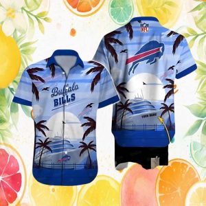 Buffalo Bills Custom Name NFL Hawaiian Shirt Luxury Cruise & Yacht Theme Buffalo Bills Custom Name NFL Hawaiian Shirt Luxury Cruise & Yacht Theme