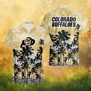 Colorado Buffaloes NCAA Tropical Palm Tree Football Hawaiian Shirt