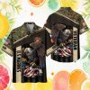 Personalized U.S. Marines Veteran Proudly Served Red Patriotic Hawaiian Shirt Personalized U.S. Marines Veteran Proudly Served Red Patriotic Hawaiian Shirt