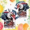 Iraq War Veteran Eagle & Dog Tags Tropical Patriotic Hawaiian Shirt Iraq War Veteran Eagle & Dog Tags Tropical Patriotic Hawaiian Shirt