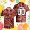 Chicago Bears Personalized NFL Hawaiian Shirt Orange Tropical Jungle Design Chicago Bears Personalized NFL Hawaiian Shirt Orange Tropical Jungle Design