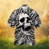 Gothic Crow Perched on Skull Blood Moon Sunset Fantasy Graphic Hawaiian Shirt Gothic Crow Perched on Skull Blood Moon Sunset Fantasy Graphic Hawaiian Shirt