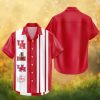 Indiana Hoosiers NCAA Tropical Beach Palm Tree Red Hawaiian Shirt Indiana Hoosiers NCAA Tropical Beach Palm Tree Red Hawaiian Shirt