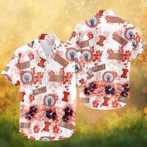 Illinois Fighting Illini NCAA Fan Apparel Hawaiian Shirt