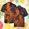 Clemson Tigers NCAA Palm Tree Tropical Orange & White Hawaiian Shirt Clemson Tigers NCAA Palm Tree Tropical Orange & White Hawaiian Shirt
