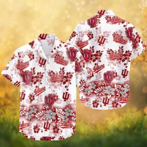 Indiana Hoosiers NCAA Tropical Floral Hawaiian Shirt