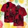 Oregon Ducks Green Floral Tropical Hawaiian Shirt Oregon Ducks Green Floral Tropical Hawaiian Shirt