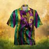 Mardi Gras Party Crew Hawaiian Shirt Alligator & Raccoon Festival Print Mardi Gras Party Crew Hawaiian Shirt Alligator & Raccoon Festival Print