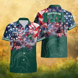 Michigan State Spartans 1776 250 Years Anniversary Hawaiian Shirt