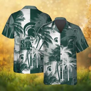 Michigan State Spartans NCAA Palm Tree Tropical Hawaiian Shirt