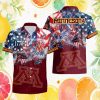 USC Trojans NCAA Tropical Pattern White Hawaiian Shirt USC Trojans NCAA Tropical Pattern White Hawaiian Shirt