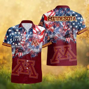 Minnesota Golden Gophers 1776 250 Years Liberty Hawaiian Shirt