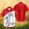 Indiana Hoosiers NCAA Split Contrast Tropical Palm Hawaiian Shirt Indiana Hoosiers NCAA Split Contrast Tropical Palm Hawaiian Shirt