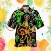 Retro Neon Electric Guitar Music Lover Psychedelic Party Hawaiian Shirt Retro Neon Electric Guitar Music Lover Psychedelic Party Hawaiian Shirt