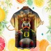 Michigan Wolverines NCAA Split Color Tropical Floral Hawaiian Shirt Michigan Wolverines NCAA Split Color Tropical Floral Hawaiian Shirt