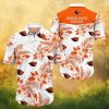 Louisville Cardinals NCAA Red & Black Tropical Summer Hawaiian Shirt Louisville Cardinals NCAA Red & Black Tropical Summer Hawaiian Shirt