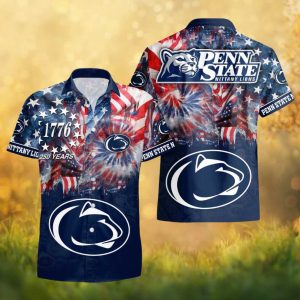 Penn State Nittany Lions 1776 250 Years Patriotic Hawaiian Shirt