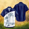Notre Dame Fighting Irish Palm Beach Sketch Navy Hawaiian Shirt Notre Dame Fighting Irish Palm Beach Sketch Navy Hawaiian Shirt