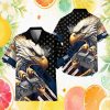 Custom Army National Guard Eagle & American Flag Veteran Hawaiian Shirt Custom Army National Guard Eagle & American Flag Veteran Hawaiian Shirt