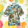 Retro Abstract Egyptian Pyramids Psychedelic Landscape Hawaiian Shirt Retro Abstract Egyptian Pyramids Psychedelic Landscape Hawaiian Shirt