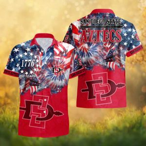 San Diego State Aztecs 1776 Patriotic 250 Years Hawaiian Shirt