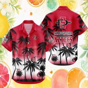 San Diego State Aztecs NCAA Summer Tropical Palm Tree Hawaiian Shirt