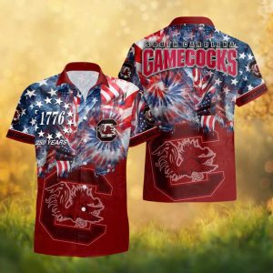 South Carolina Gamecocks 1776 Independence Day 250 Years Hawaiian Shirt