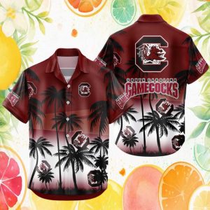 South Carolina Gamecocks NCAA Coconut Tree Tropical Hawaiian Shirt