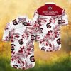 Kentucky Wildcats NCAA Blue & White Palm Pattern Hawaiian Shirt Kentucky Wildcats NCAA Blue & White Palm Pattern Hawaiian Shirt