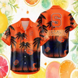 Syracuse Orangemen NCAA Tropical Gradient Sunset Hawaiian Shirt
