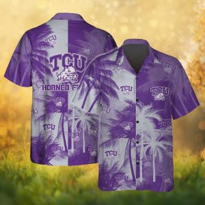 TCU Horned Frogs Tropical Beach Style Hawaiian Shirt