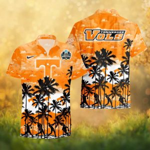 Tennessee Volun Hawaiian Shirtrs Vols College World Series Sunset Palm Tree Hawaiian Shirt