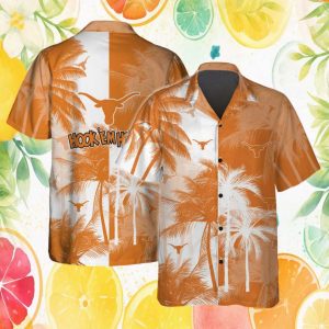 Texas Longhorns Hook ‘Em Horns Palm Leaf NCAA Hawaiian Shirt Texas Longhorns Hook ‘Em Horns Palm Leaf NCAA Hawaiian Shirt
