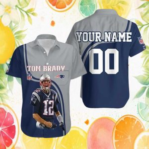 Tom Brady New England Patriots #12 Personalized Name & Number NFL Shirt Tom Brady New England Patriots #12 Personalized Name & Number NFL Shirt
