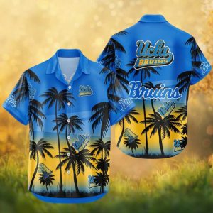 UCLA Bruins Tropical Sunset Beach Blue Hawaiian Shirt UCLA Bruins Tropical Sunset Beach Blue Hawaiian Shirt