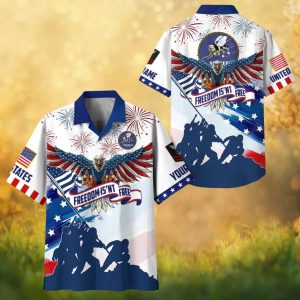 US Navy Seabees Can Do Patriotic Eagle Freedom Is Not Free Hawaiian Shirt.jfif