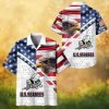 Personalized U.S. Veteran Saluting Soldier Floral Hawaiian Shirt Personalized U.S. Veteran Saluting Soldier Floral Hawaiian Shirt